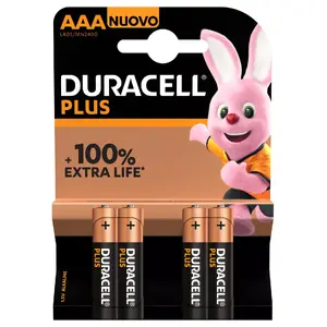 Duracell Plus 100 Vienreizējas lietošanas baterija AAA Sārmaina akumulatoru baterija