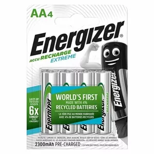Energizer Accu Recharge Extreme 2300 AA BP4 uzlādējama baterija Niķeļa-metāla hidrīda (NiMH) akumulators