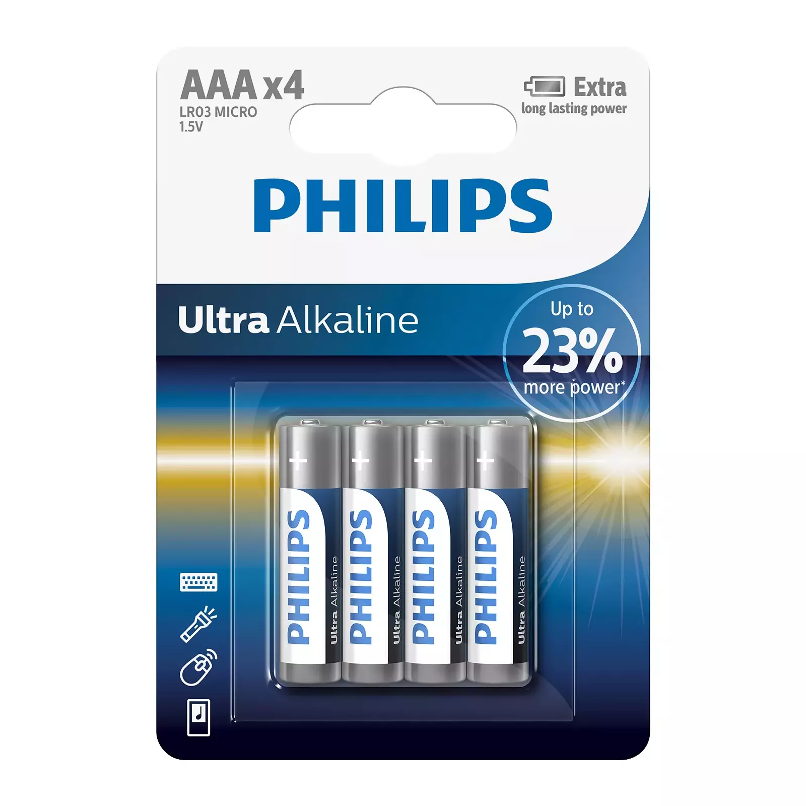 Akumulators: Philips LR03E4B/10, Kods: D-230464 Photo 2