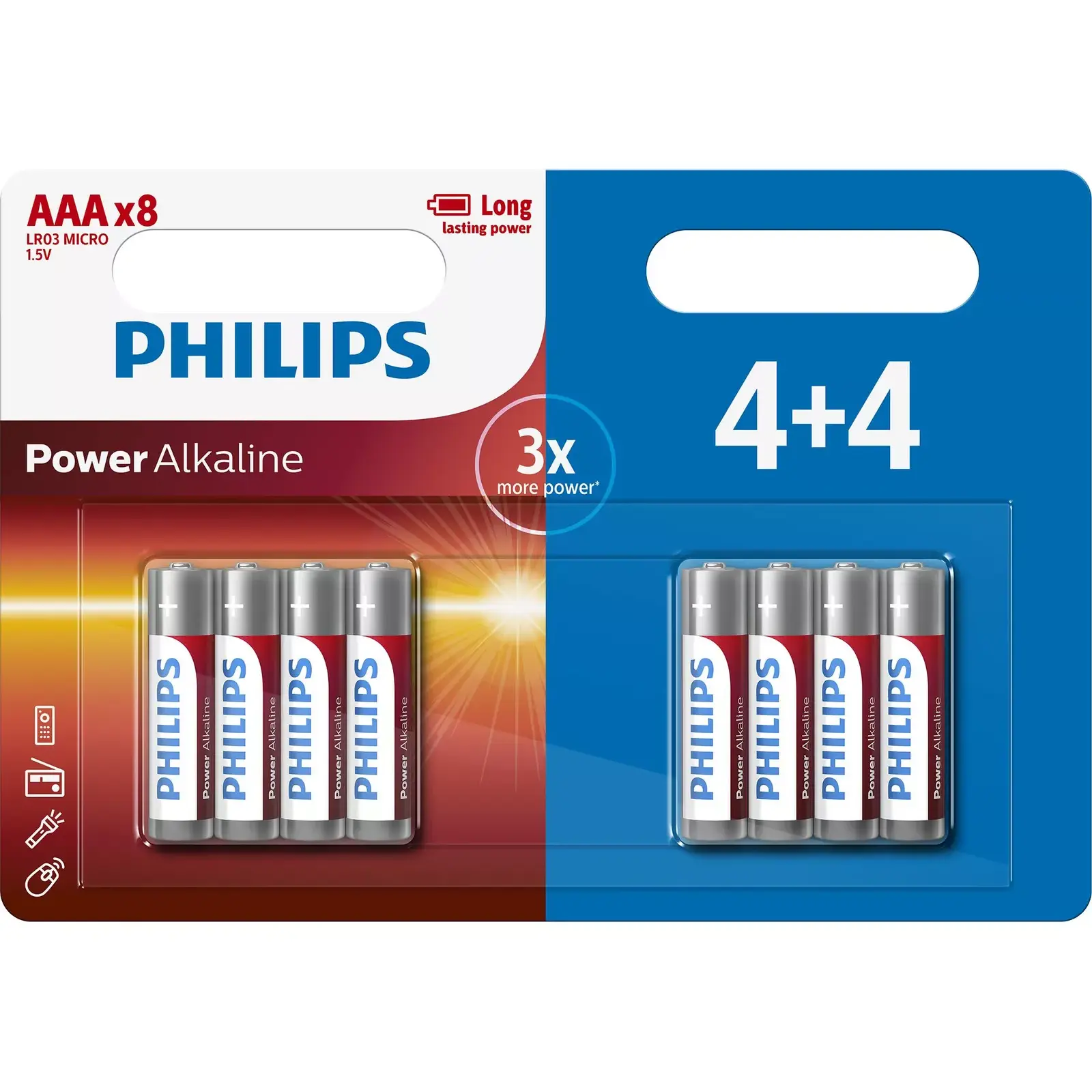 Philips Power Alkaline LR03P8BP/10 household battery LR03P8BP/10 Photo 1