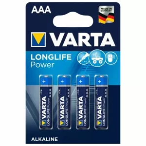 VARTA LONGLIFE POWER ALKALINE BATTERY AAA LR03 4 UNIT