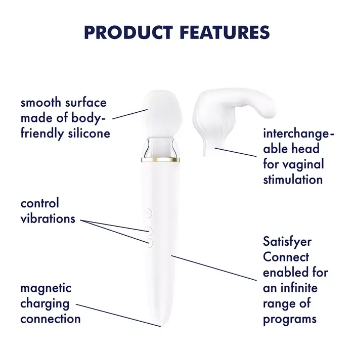 SATISFYER Double Wand-er wand vibrator Photo 10