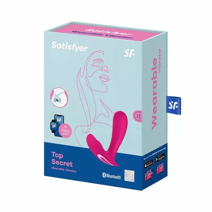 Вибратор SATISFYER Top Secret — розовый силикон Photo 3