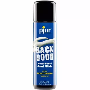 Šķidrs mitrinošs anālais lubrikants Pjur Back Door 250 ml - ūdens bāzes formula ērtākai lietošanai