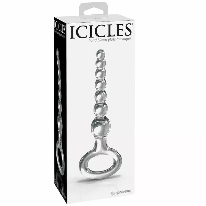Stikla anālā bumbiņa icicles N. 67 Photo 2