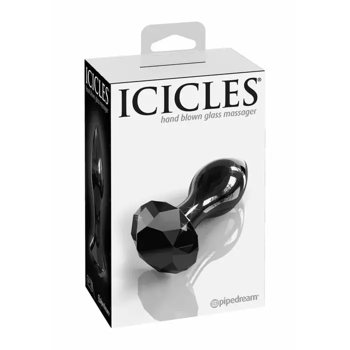 Стеклянная анальная пробка icicles N. 78 Photo 2