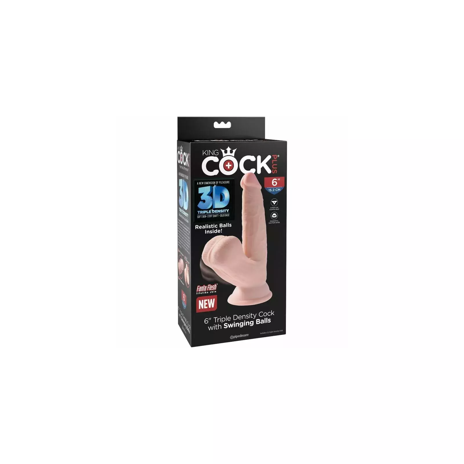 Дилдо KING COCK PLUS 3D Photo 6