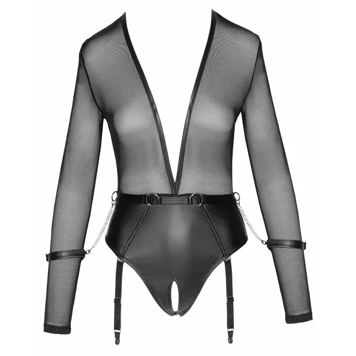 Боди Cottelli Collection Body black M Photo 5