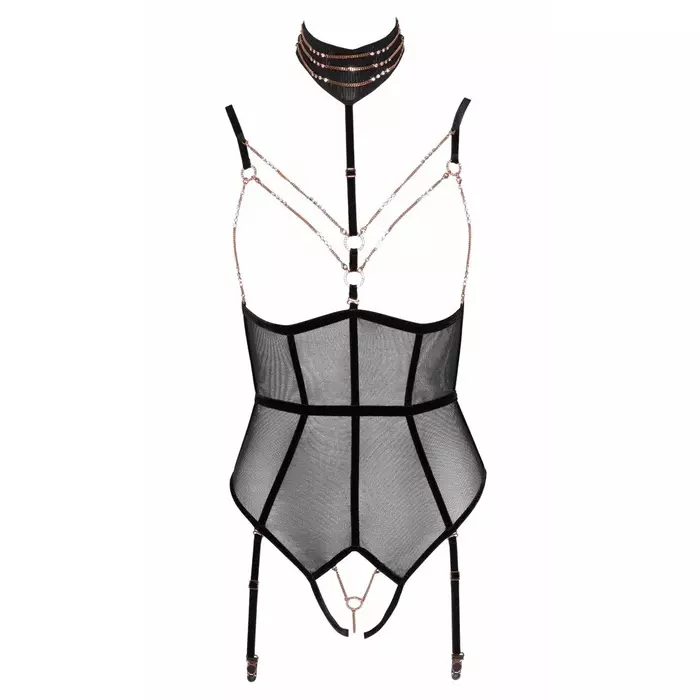 Открытое боди abierta fina Body Decoration S Photo 4