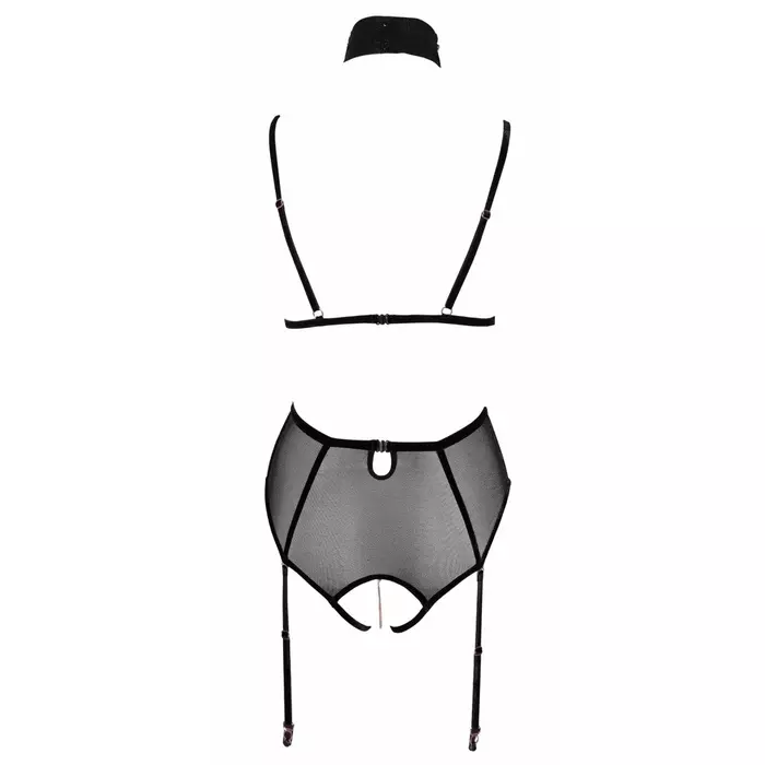 abierta fina open-cup open-crotch bodysuit accessory M Photo 7