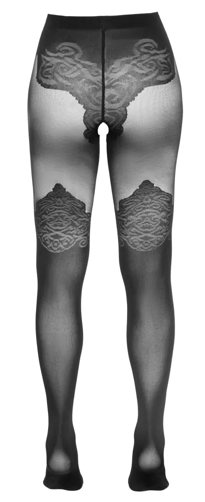 Zeķubikses Cottelli Collection Crotchless Tights 5 Photo 11
