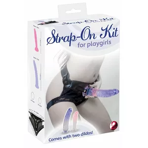 Strap-On komplekts You2Toys Silikons Melns