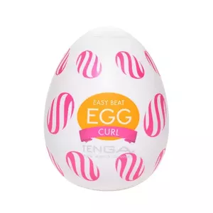 Olu masturbators Tenga Egg Curl, TPE, 49x49x61 mm