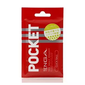 Tenga Pocket Tenge Click Ball, 80 mm x 8 mm x 135 mm, balta