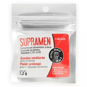 SUPRAMEN IMPROVED ERECTIONS 4 PILLS