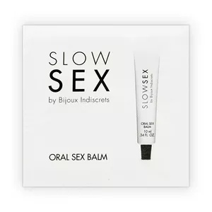 BIJOUX SLOW SEX ORAL SEX BALM SINGLE DOSE