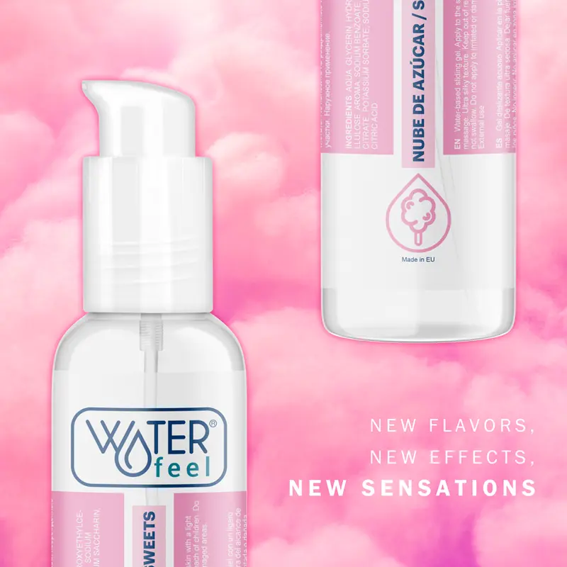 WATERFEEL Sugar Cloud 175 ml — water-based lubricant Photo 7