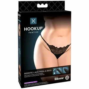 HOOK UP REMOTE LACE PEEK A BOO PLUS SIZE
