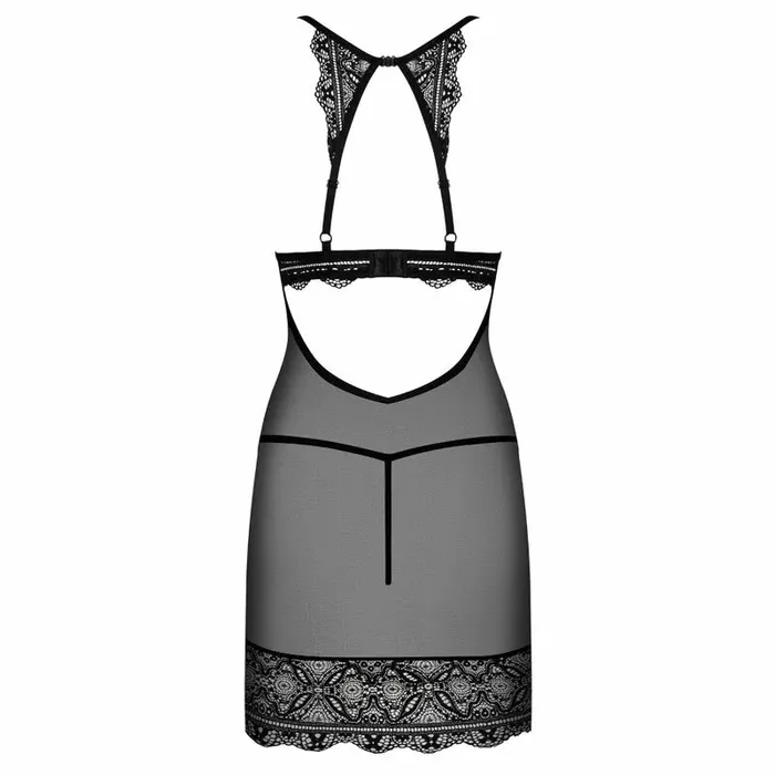 Неглиже OBSESSIVE D-230953 — размер L/XL, чёрный Photo 7
