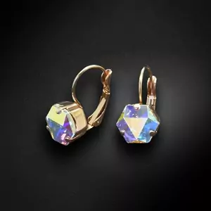Earrings "Kaleidoscope (Aurore Boreale)" with Crystals From Swarovski™