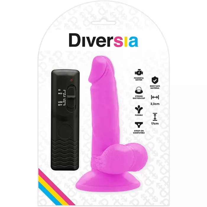 Flexible vibrating dildo Diversia+ D-231114 Photo 8