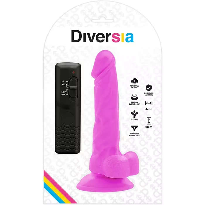Гибкий вибрирующий фаллоимитатор Diversia+ D-231115 Photo 7