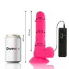 Dildo Diversia+ elastīgs ar vibrāciju 20,5 cm Photo 9