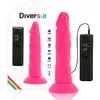 Vibrators DIVERSIA FLEXIBLE VIBRATING DILDO Photo 2