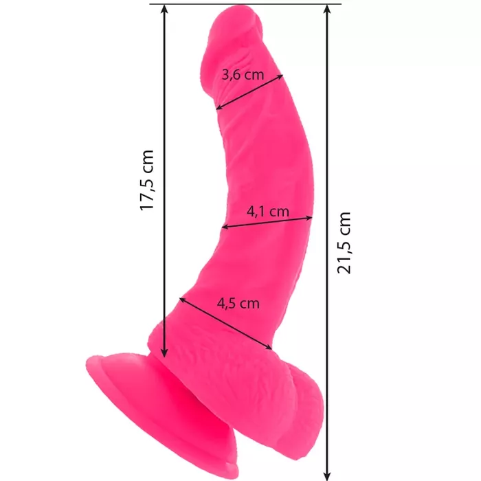 Diversia+ Flexible vibrating dildo 21.5 cm Photo 3