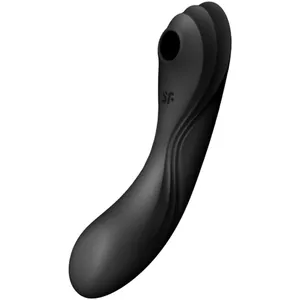 Вакуумный стимулятор SATISFYER Curvy Trinity 4 — водонепроницаемый, несколько режимов, 0.14 g