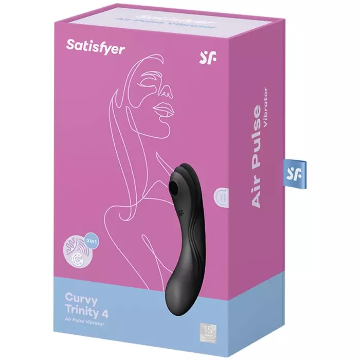 SATISFYER Curvy Trinity 4 вакуумный вибратор Photo 3
