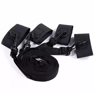 OHMAMA FETISH NYLON VELCRO BED BONDAGE RESTRAINTS