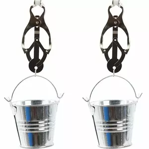 OHMAMA FETISH NIPPLE CLAMPS WITH BUCKETS