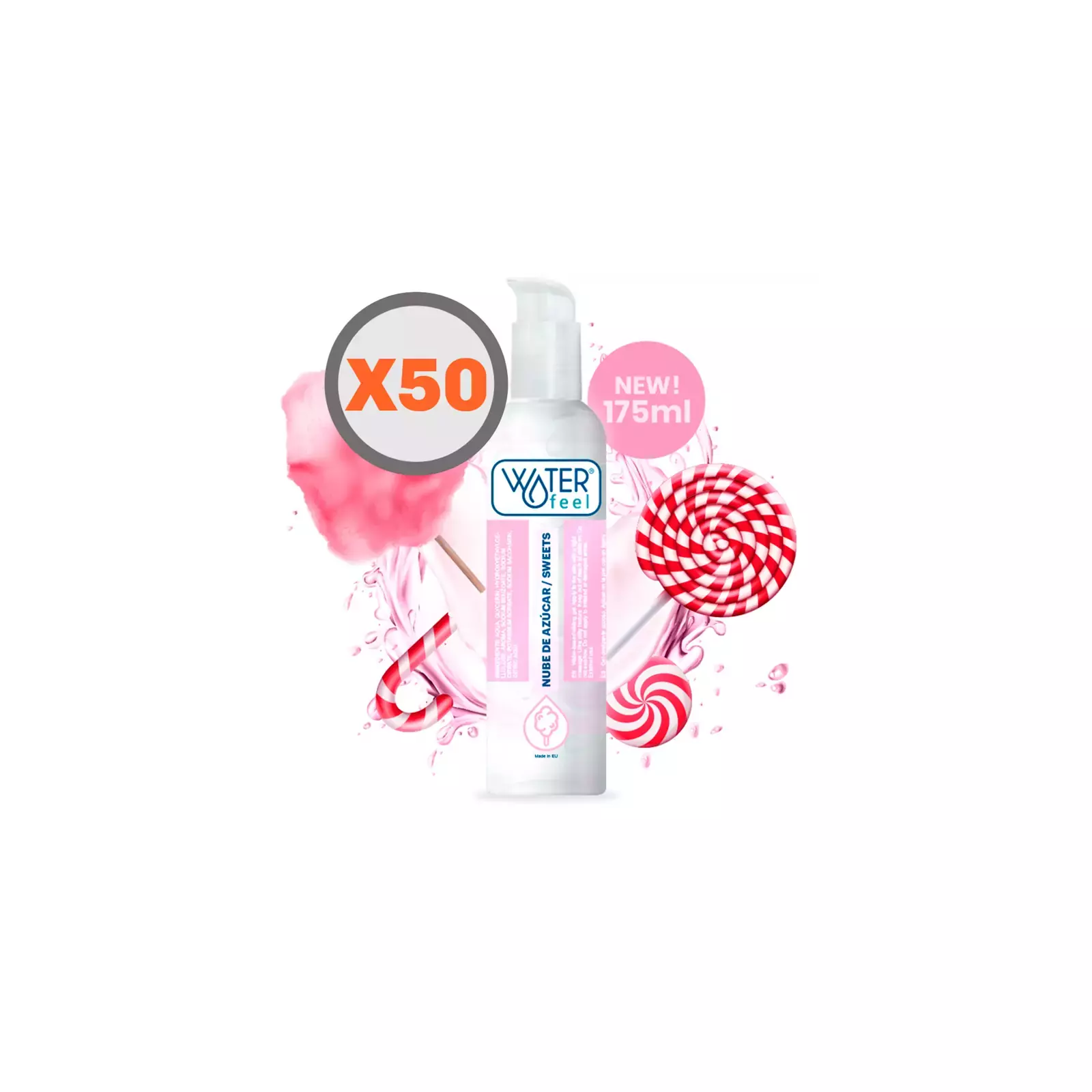 WATERFEEL - SUGAR CLOUD LUBRICANT 175 ML Photo 1