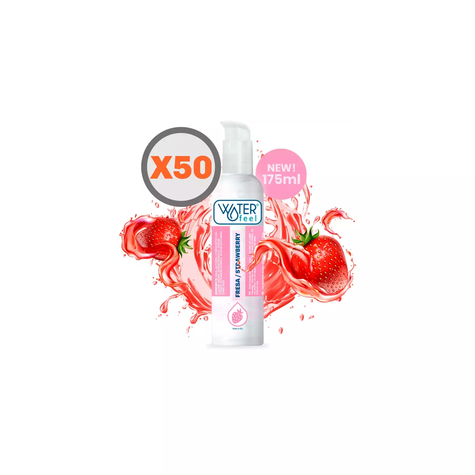 WATERFEEL - Strawberry Water Based Lubricant, D-231199 Photo 1