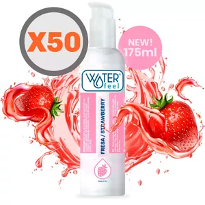 WATERFEEL - Strawberry Water Based Lubricant 175 ml, 50 units, D-231199