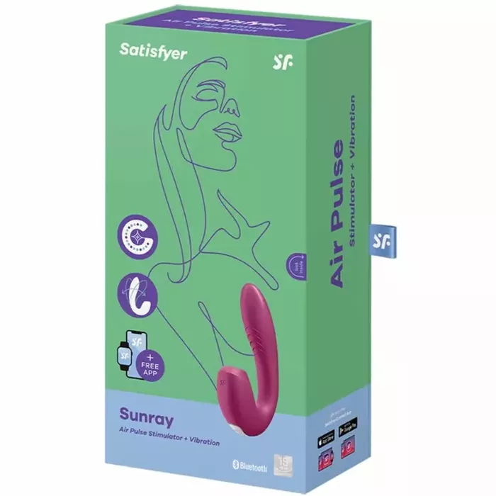 Vibrators SATISFYER Sunray — ar lietotni vadāms stimulators Photo 3