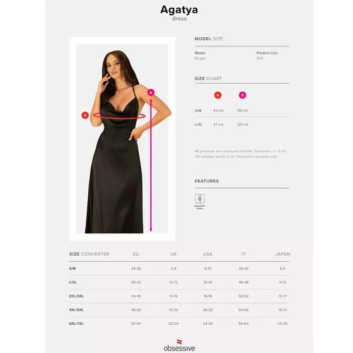 Kleita OBSESSIVE Agatya S/M Photo 5