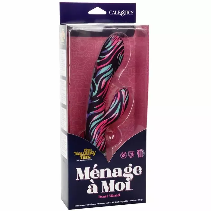 Divpusējs vibrators CalExotics Menage A Moi Photo 9