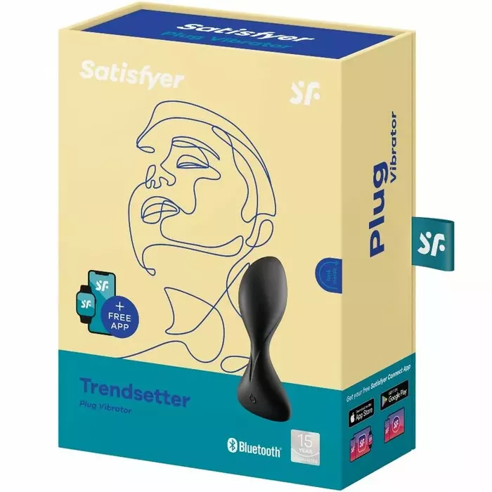 Anal vibrator SATISFYER Trendsetter Vibrating Plug App Photo 4
