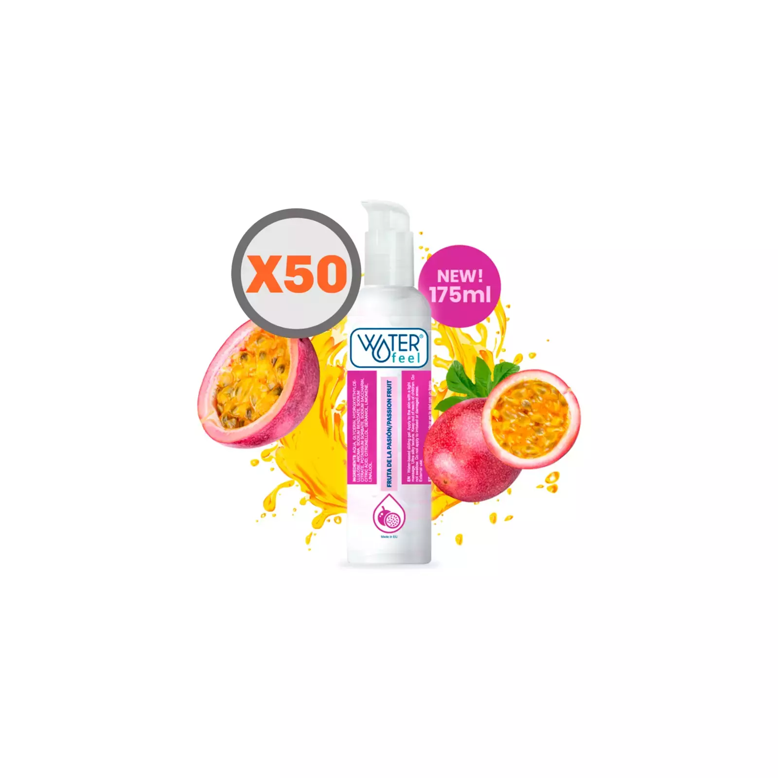 WATERFEEL - PASSION FRUIT LUBRICANT 175 ML, D-231273 Photo 1