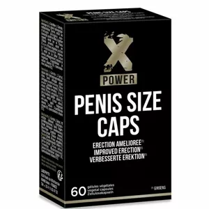 XPOWER PENIS SIZE CAPS FOR IMPROVED ERECTIONS 60 CAP