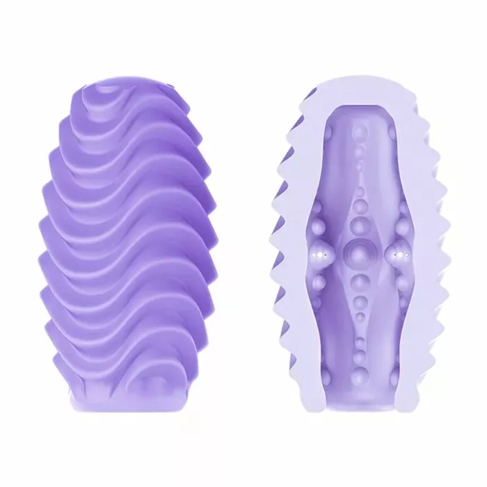 Masturbator egg pretty male Double-sided Lilac Photo 2