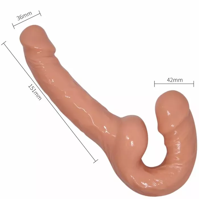 Dildo BAILE Ultra Passionate — silicone harness-compatible Photo 2