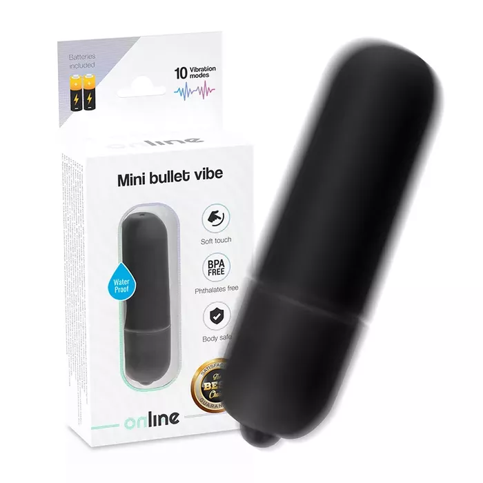 Vibrators online+ Mini Bullet Vibe Black Photo 2