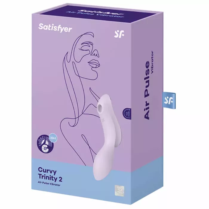 Air Pulse Curvy Trinity 2 — вакуумный (air-pulse) вибратор Photo 4