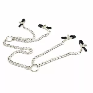 OHMAMA FETISH 4 CHAIN NIPPLE CLAMPS