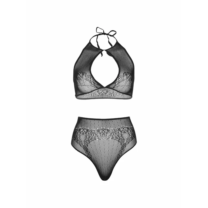 Lingerie set LEG AVENUE halter crop top and thong Photo 6