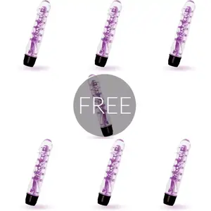 Vibrators GLOSSY Lenny violets — daudzfunkcionāls 6+1 režīms