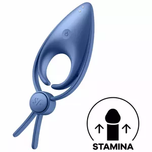 Penisa stiprinājums Satisfyer Sniper Ring Vibrator Blue D-231415